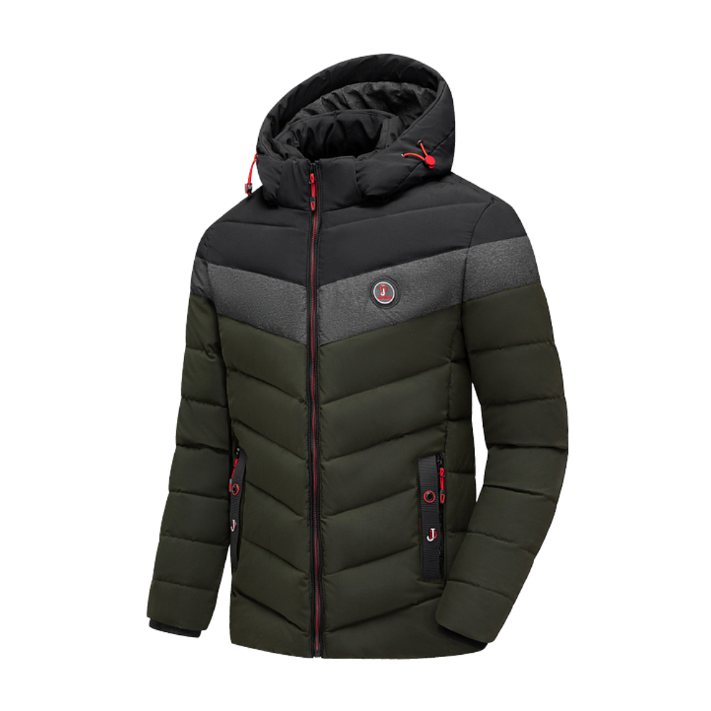 Stilzeits | Wasserdichter Wintermantel mit Kapuze für Herren