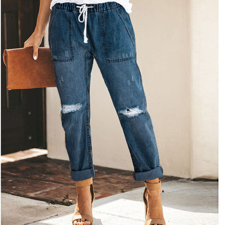 Stilzeits | Distressed-Jeanshose