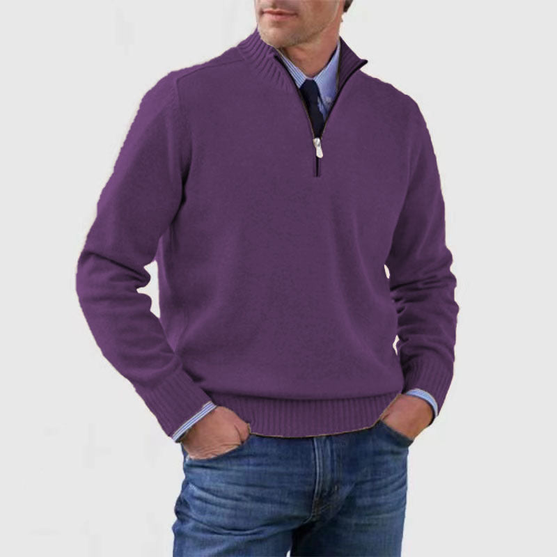 Ricky – Herren-Zipperjacke aus Strick
