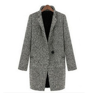 Damen eleganter, gemusterter Blazer mit strukturiertem Design Stilzeits