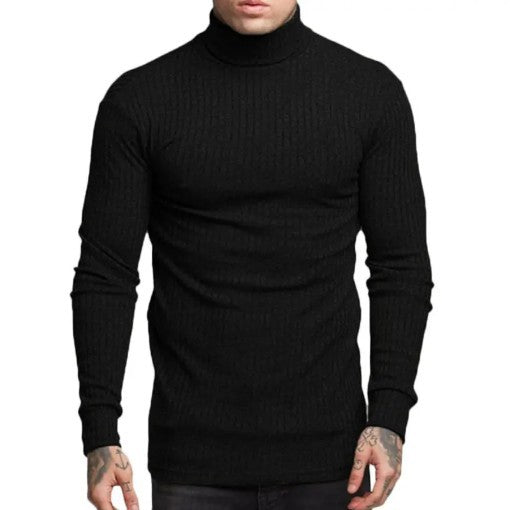 Herren modischer Rollkragenpullover Stilzeits