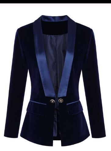 Damen Blazerjacke mit glänzenden Akzenten und strukturiertem Schnitt Stilzeits