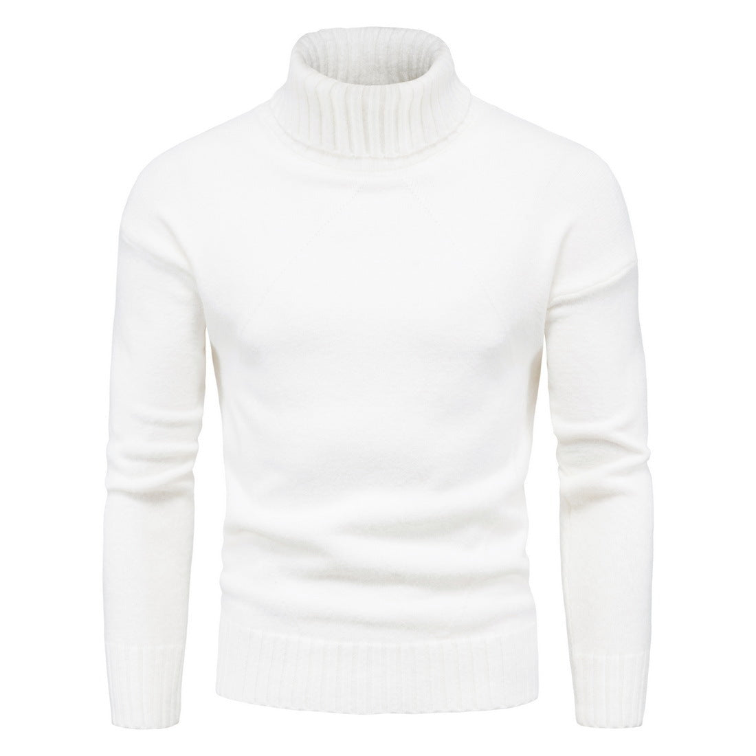 Damen Hochwertiger Rollkragenpullover mit luxuriösem Strickmuster Stilzeits