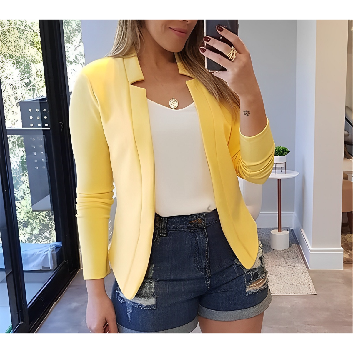 Traditioneller Camelhaar-Blazer