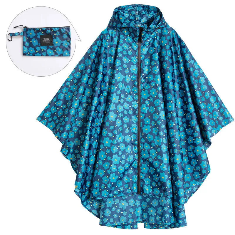 Stilzeits | Wasserdichter Unisex-Poncho mit Kapuze