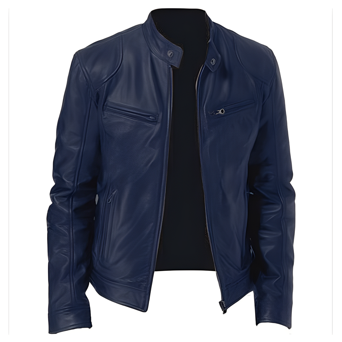 Stilzeits | Freizeit PU Lederjacke für Männer