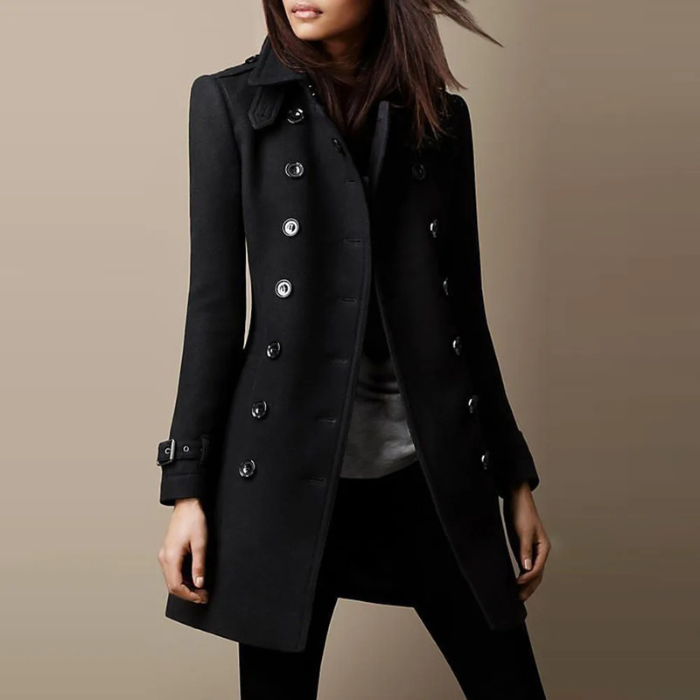 Stilzeits | Doppelreihiger Damen-Trenchcoat