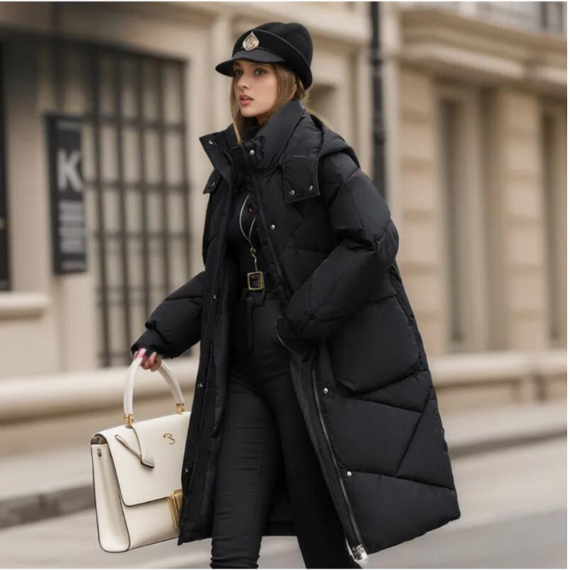 Stilzeits | Lange Jacke für Frauen Winter Warm