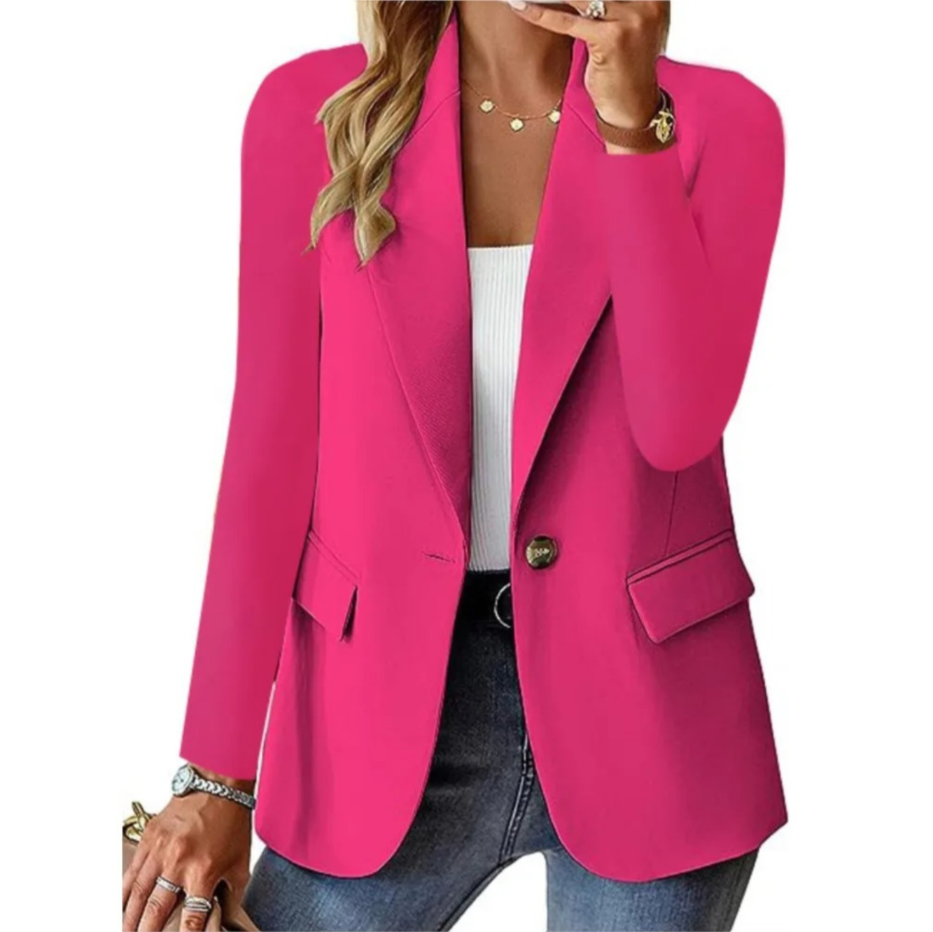 Stilzeits | Blazer Lange für Frauen Chic
