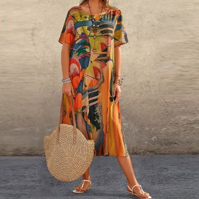 Hand-painted 3D Dress - Corie