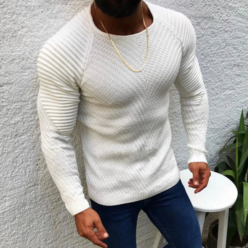 Slim-fitting ColorSplash Knit Sweater