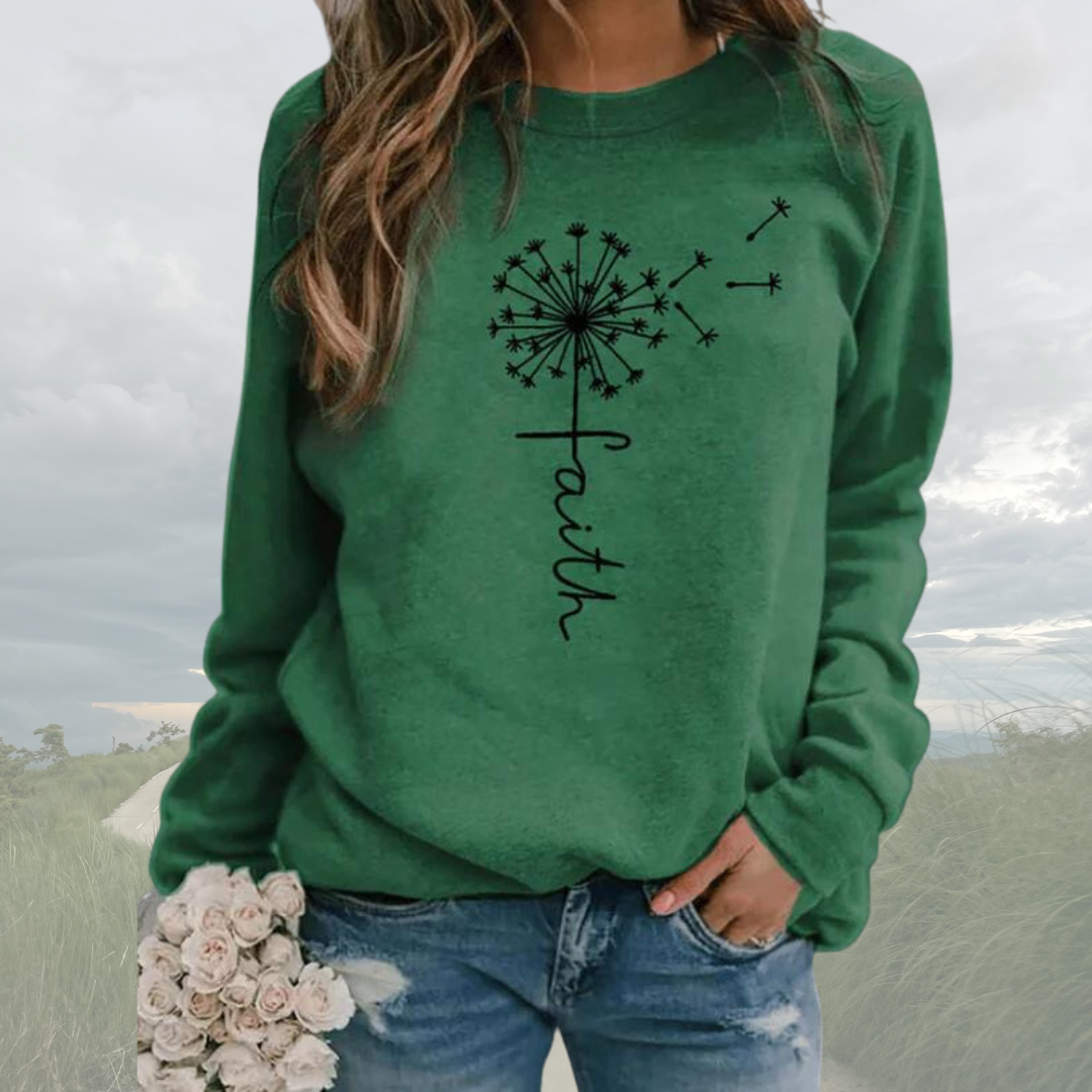 Stylish 'faith' Pullover by Fudus