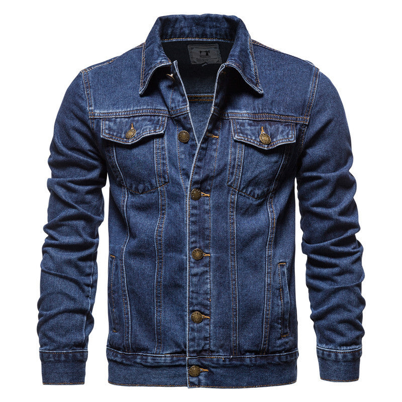 Stilzeits | Klassische Denim Truckerjacke für Herren