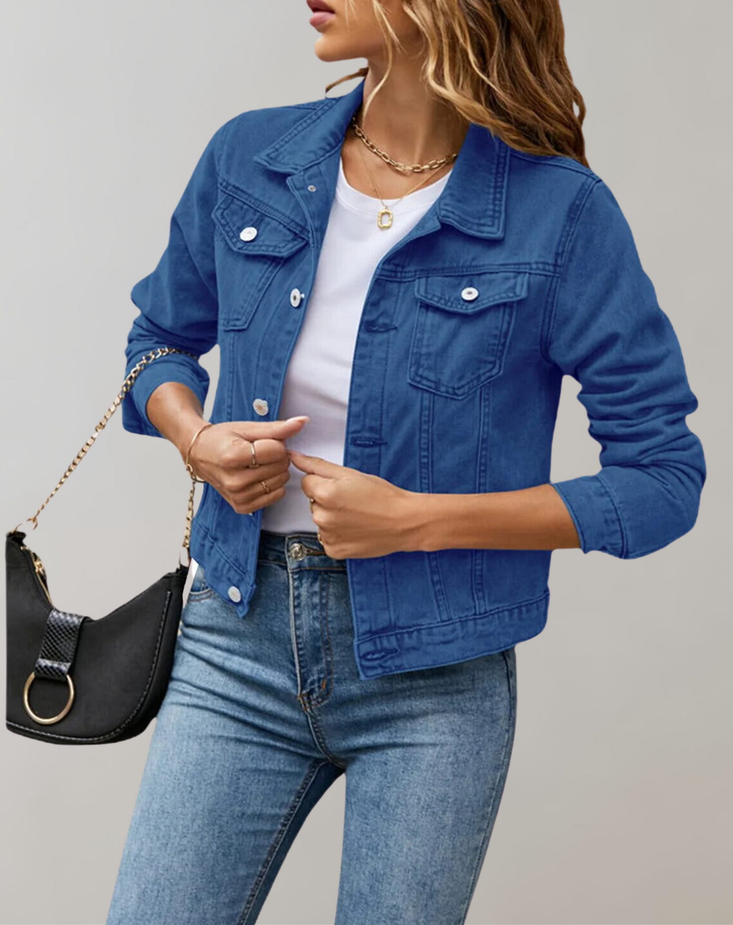 Stilzeits | Lässige Langarmbluse mit Einfacher Kragen für Frauen