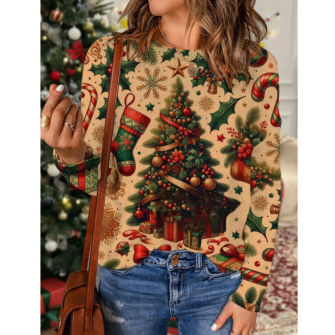 Weihnachtlicher Fudus Pullover: Perfekt für die Feiertage