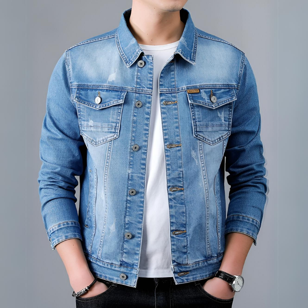 Stilzeits | Klassisch Herren Denim Jacke