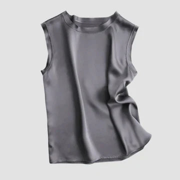 Seiden-Satin Top Gretchen (ärmellos)