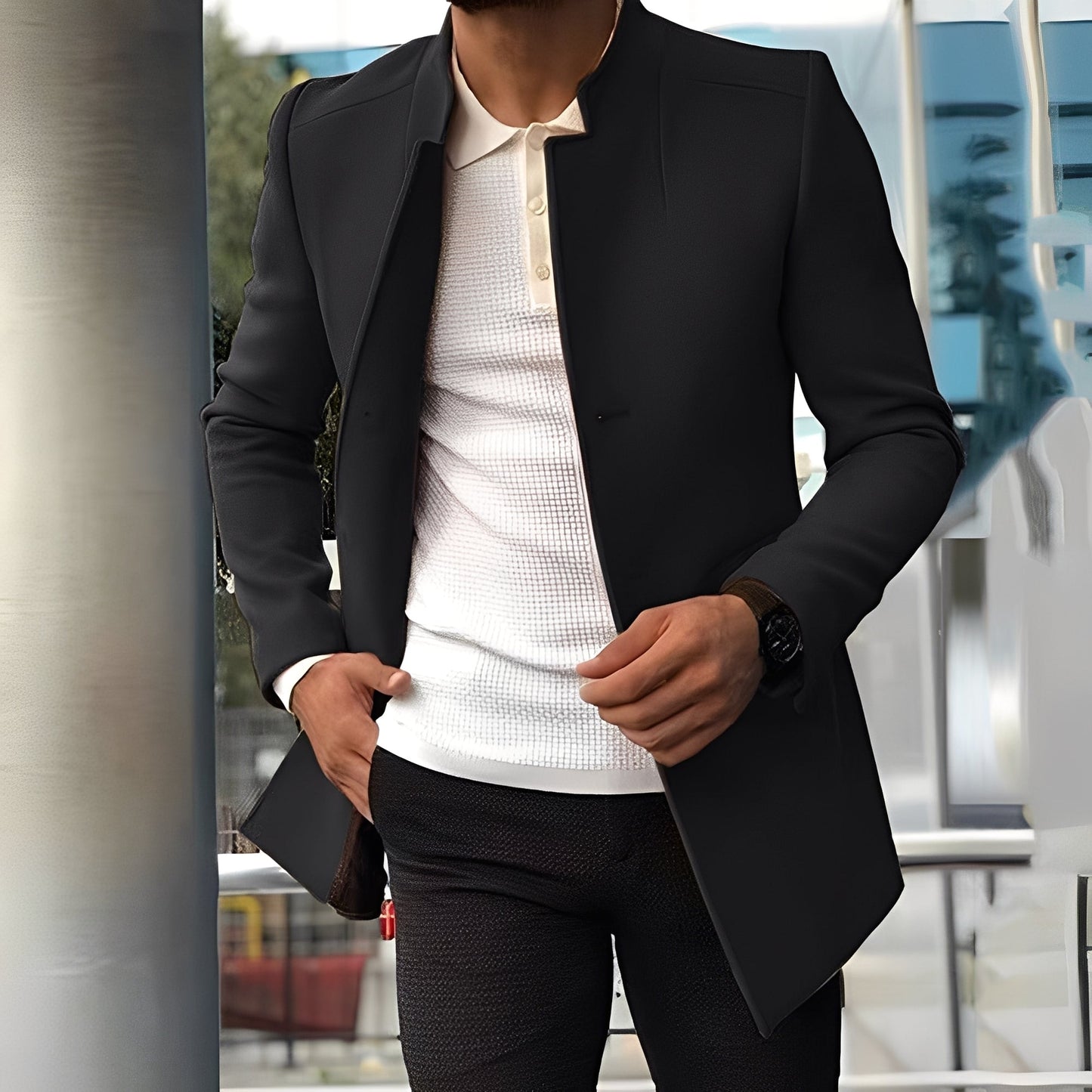 Stilzeits | Elegante Slim-Fit Jacke für Herren