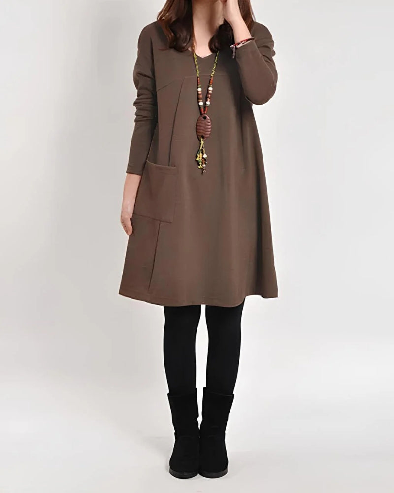 Stilzeits | Freizeitkleid mit Taschen