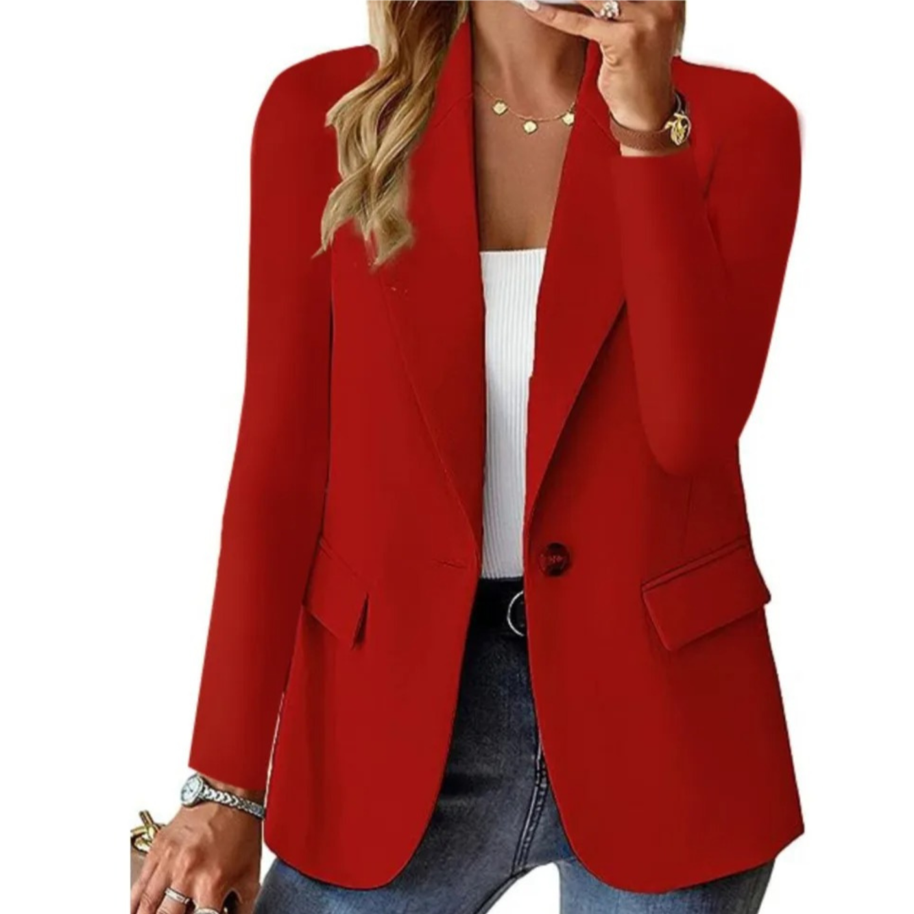 Stilzeits | Blazer Lange für Frauen Chic