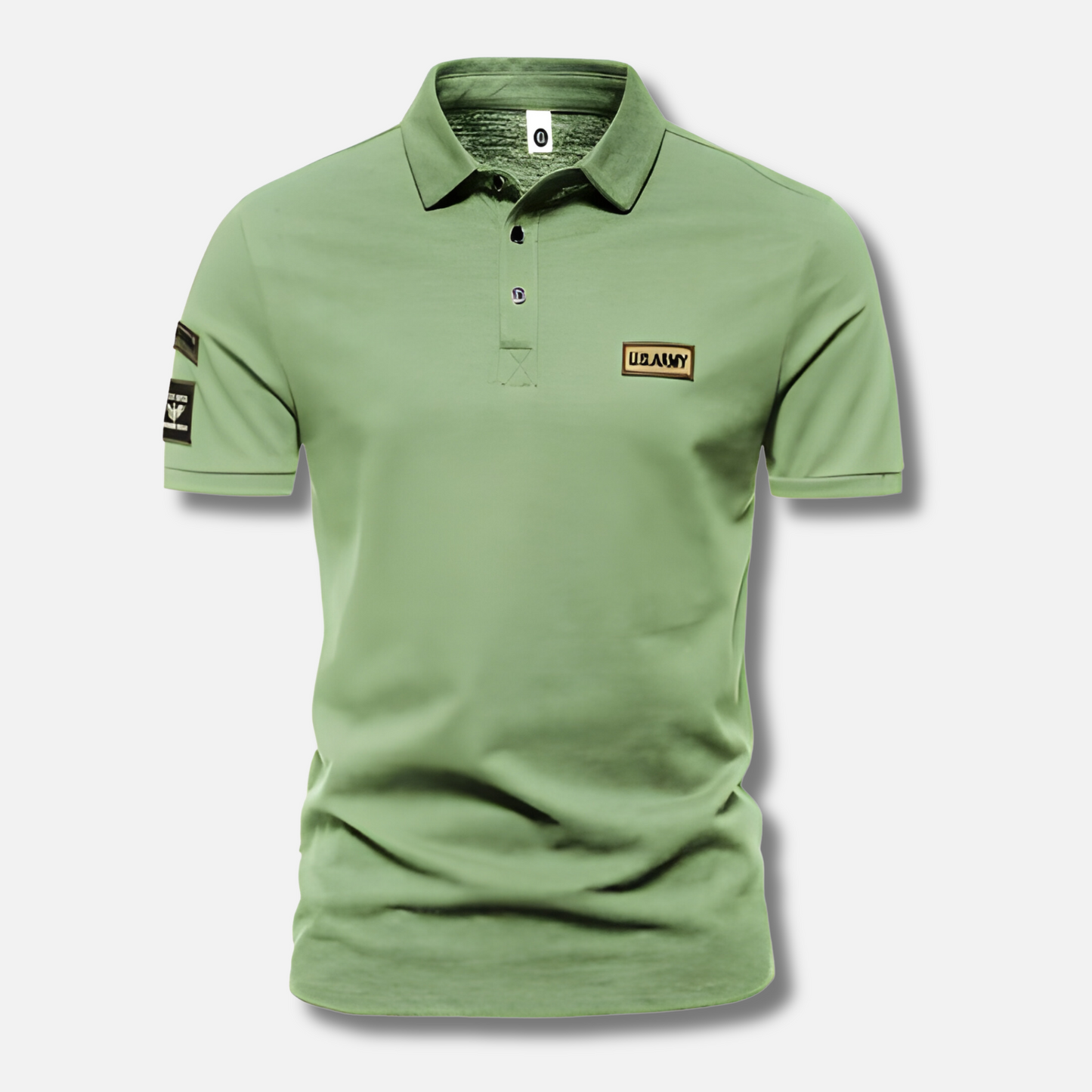 Strapazierfähiges und stilvolles Herren-Poloshirt im Militär-Look