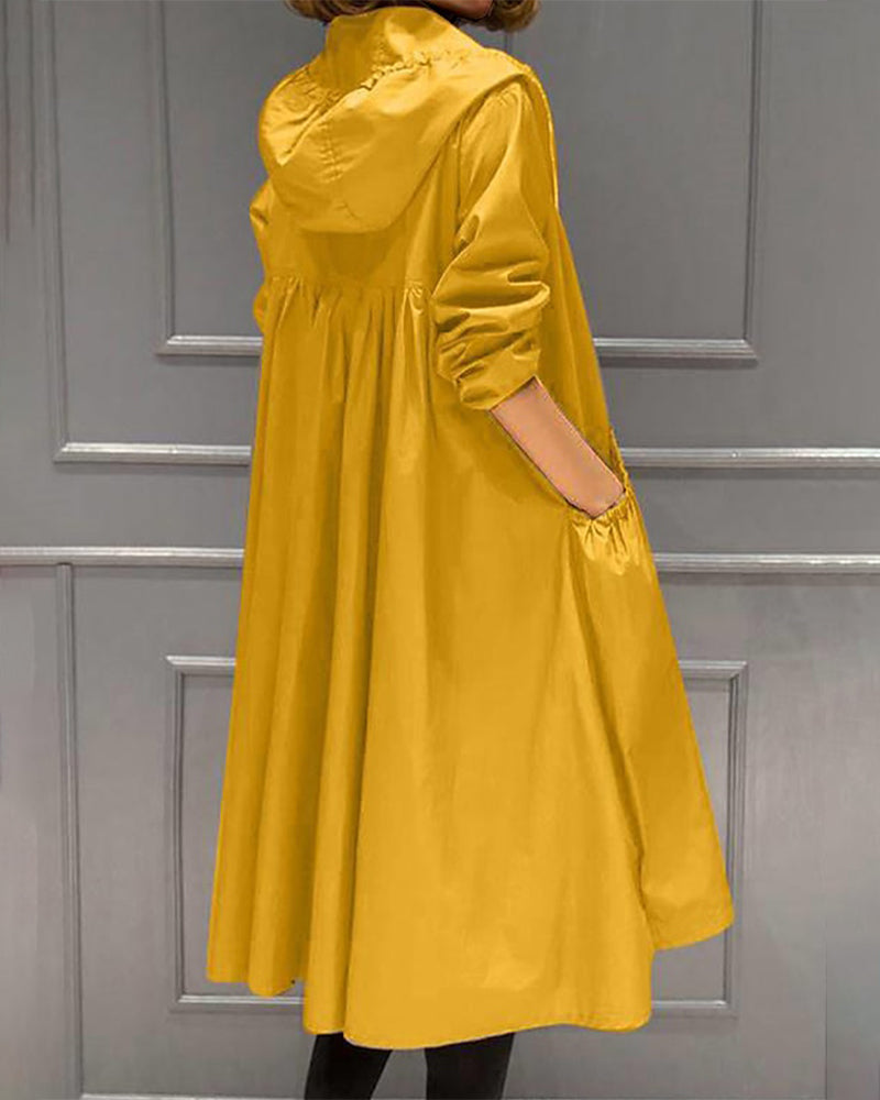 Damen Wasserdichte Kapuzenjacke - Leicht und Bequem