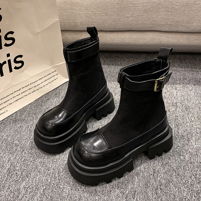Stilzeits | Plattfürm Stiefeletten für Frauen