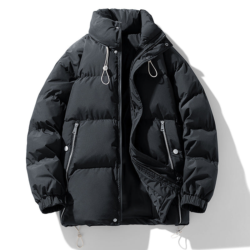 Stilzeits | Herren Winterjacke aus Baumwolle mit Stehkragen - Warm und gefüttert, oversized