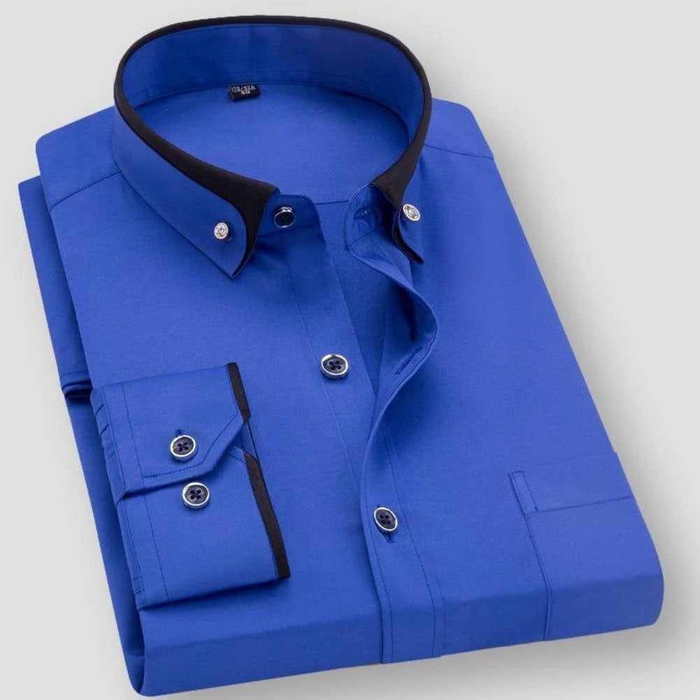 Vylette Langarmhemd aus Madrid, zweifarbig