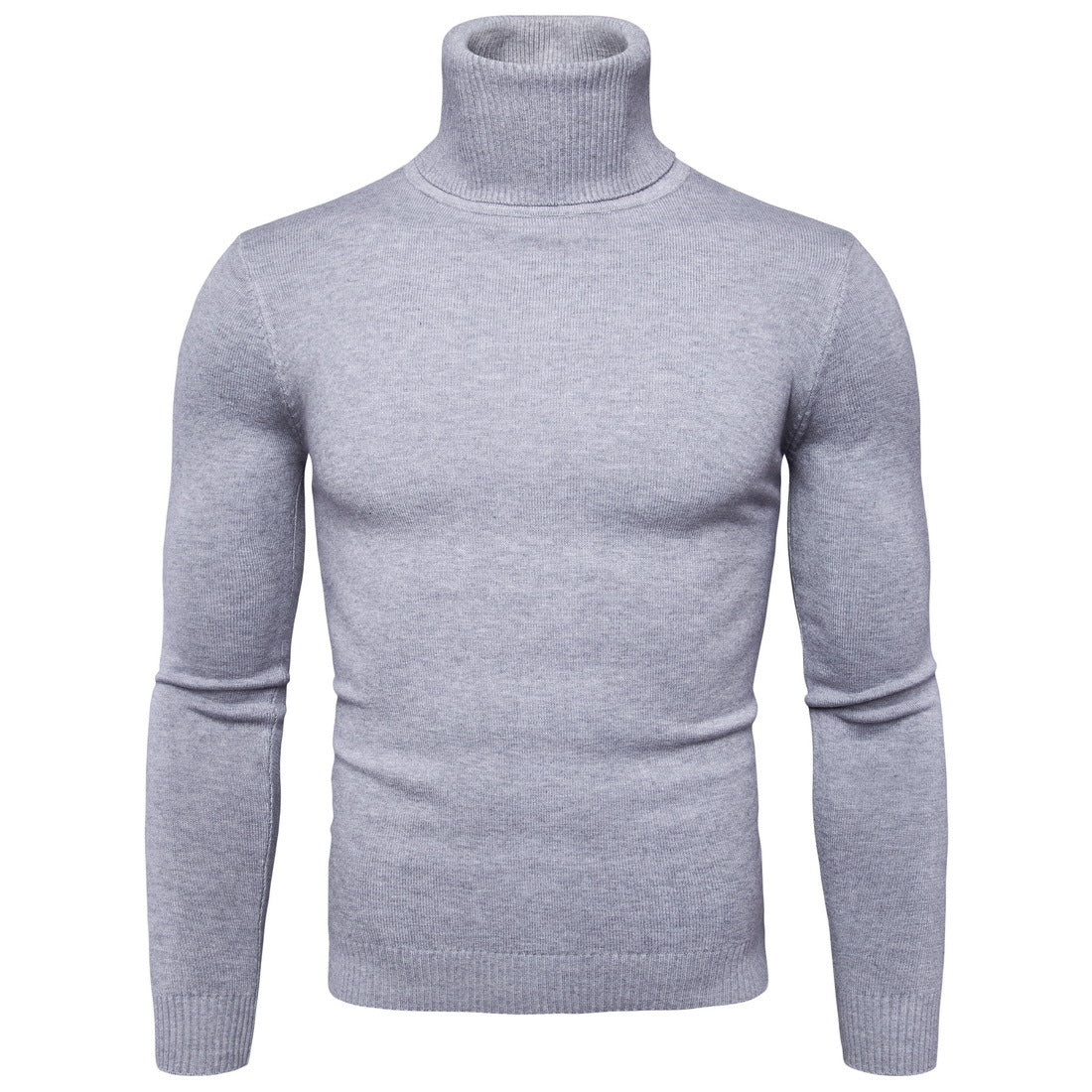 Herren Rollkragenpullover aus weicher Merinowolle mit eleganter Struktur Stilzeits