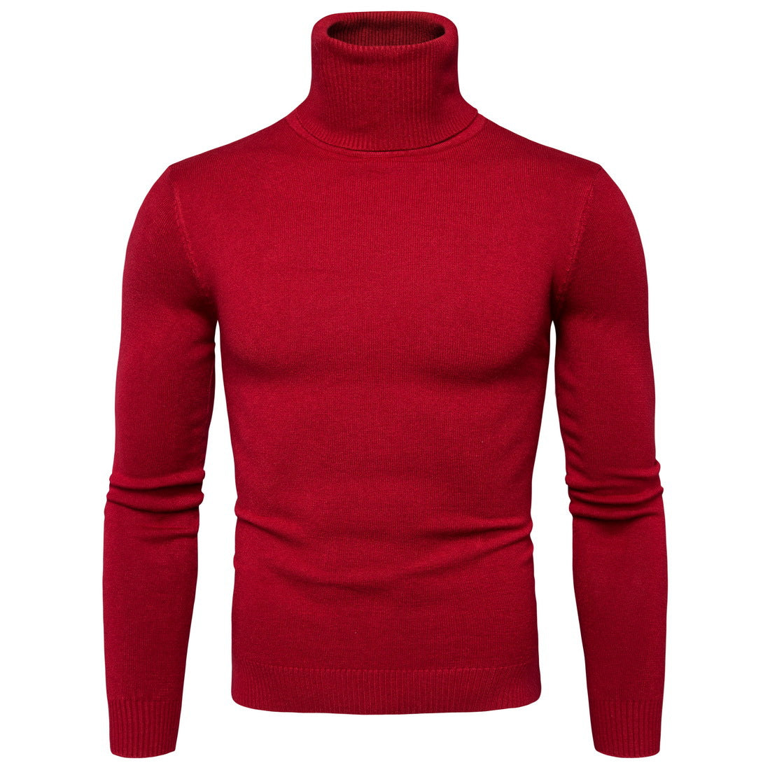 Herren Rollkragenpullover aus weicher Merinowolle mit eleganter Struktur Stilzeits