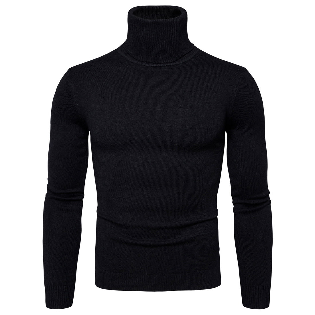 Herren Rollkragenpullover aus weicher Merinowolle mit eleganter Struktur Stilzeits