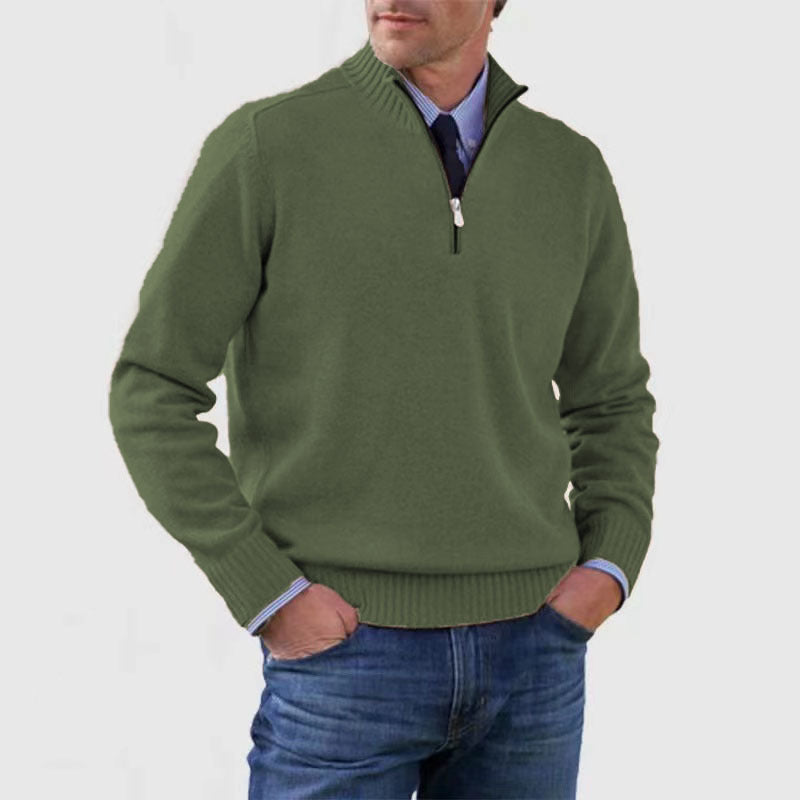 Ricky – Herren-Zipperjacke aus Strick