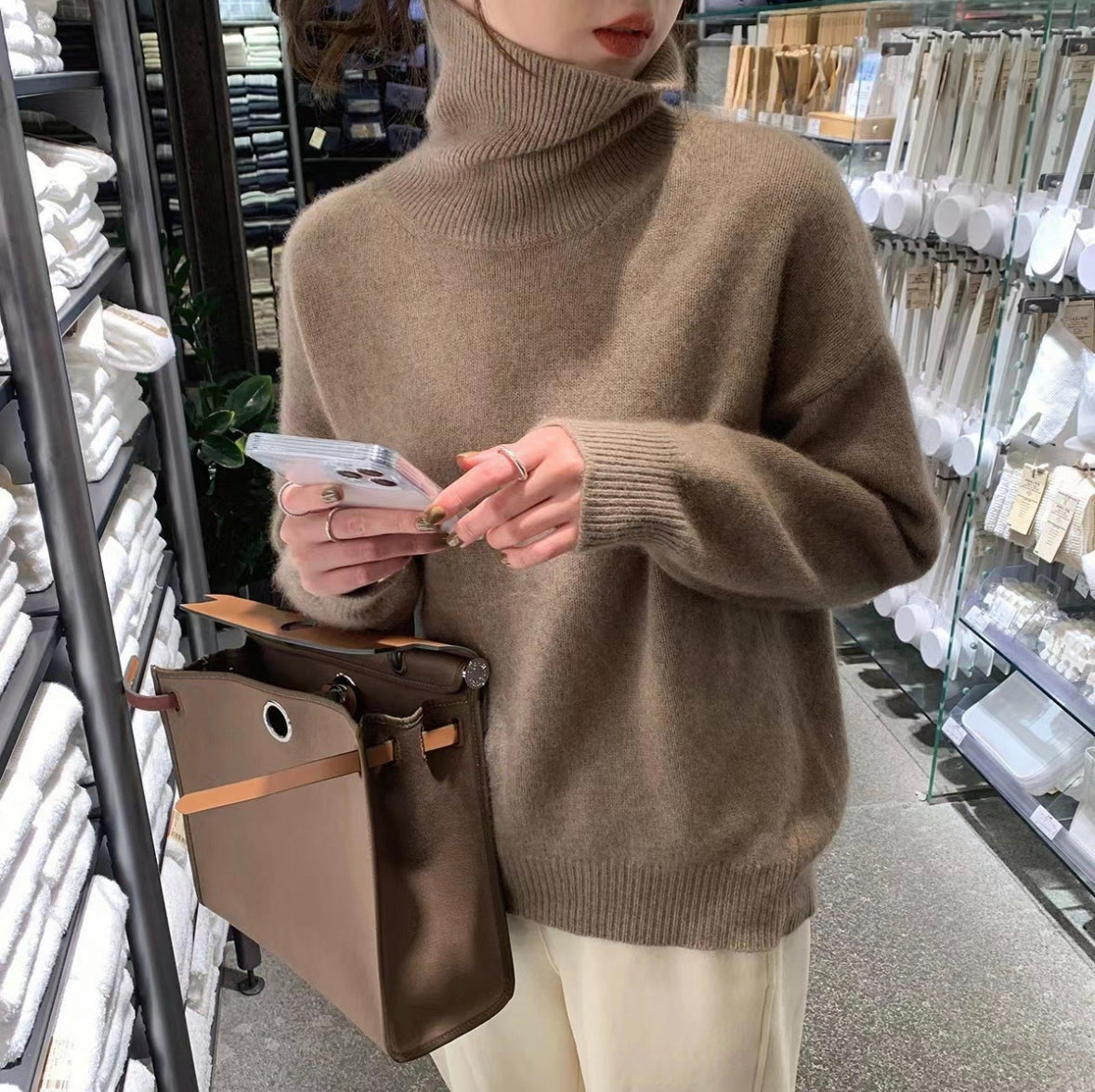 Stilzeits | Rollkragenpullover Kaschmir Perfekt für Kältere Tage