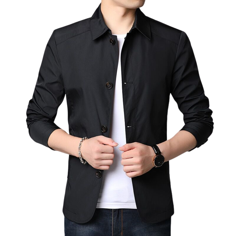 Stilzeits | Casual, Lockere, Winddichte Jacke für Männer