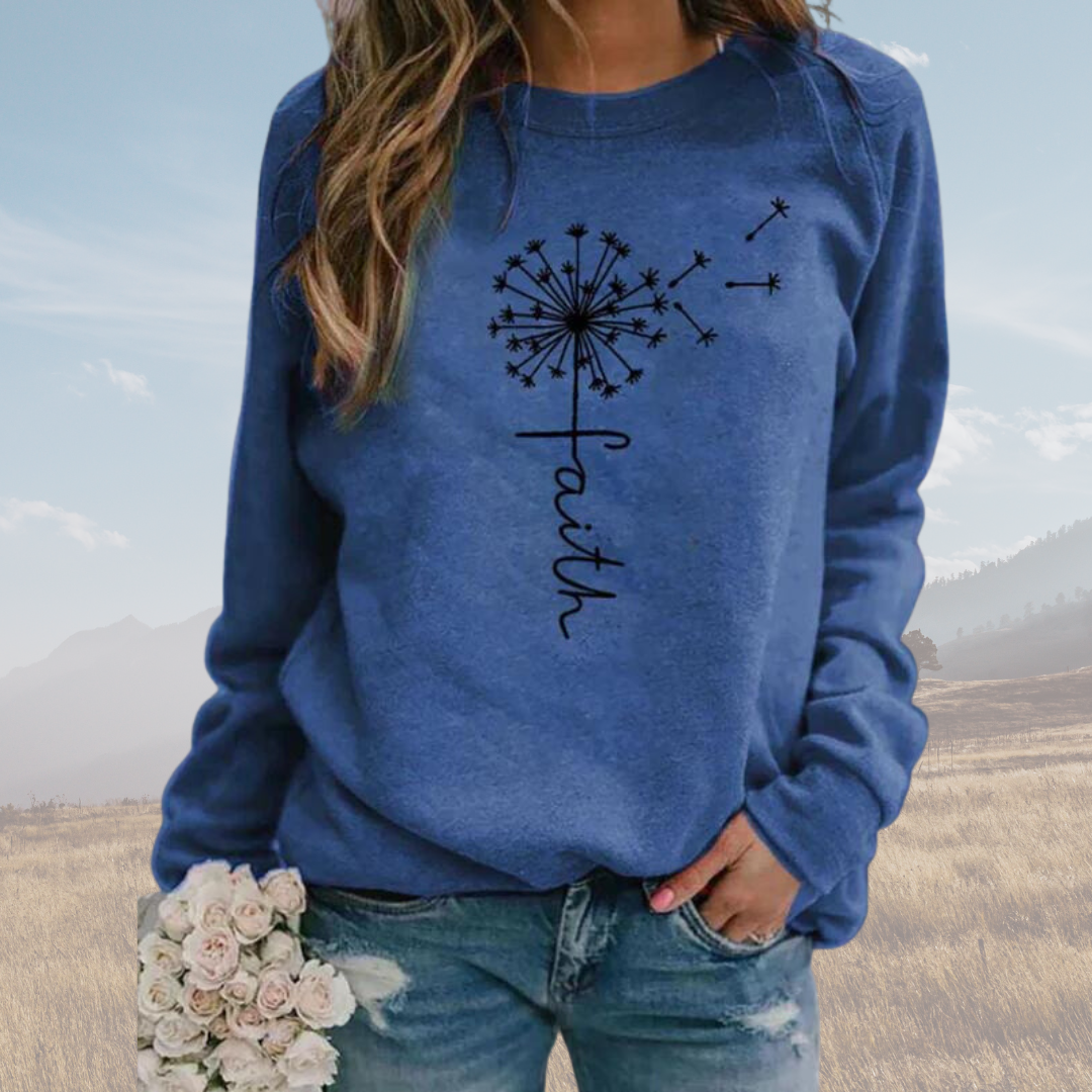 Stylish 'faith' Pullover by Fudus
