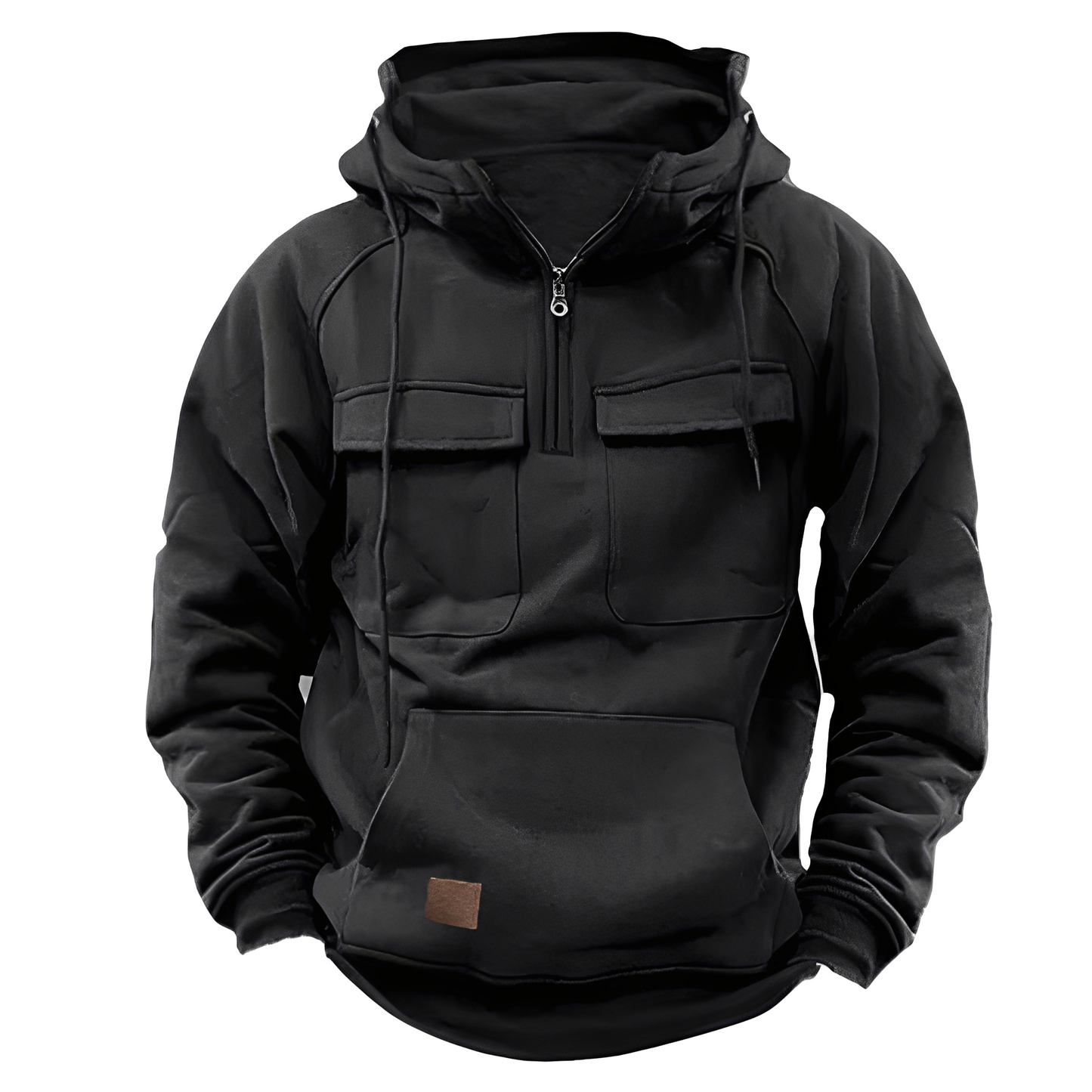 Stilzeits | Klassischer Hoodie mit mehreren Taschen für Männer