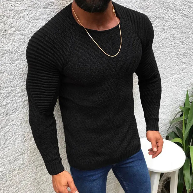 Slim-fitting ColorSplash Knit Sweater