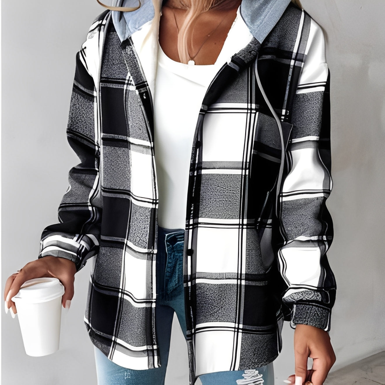 Stilzeits | Freizeit, Warme Kapuzenjacke für Frauen