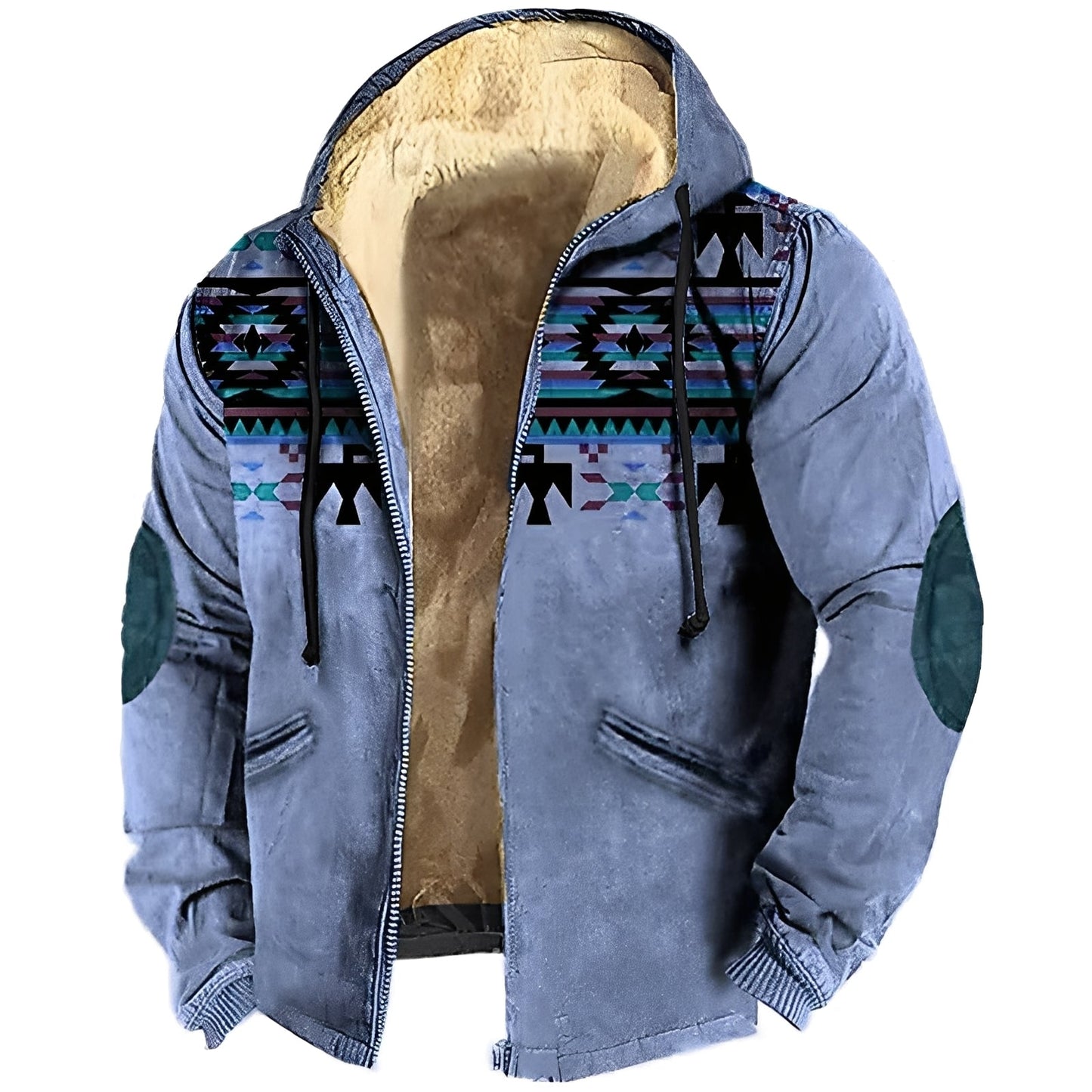 Stilzeits | Kapuzenjacke im Tribal-Stil für Herren