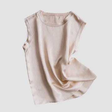 Seiden-Satin Top Gretchen (ärmellos)