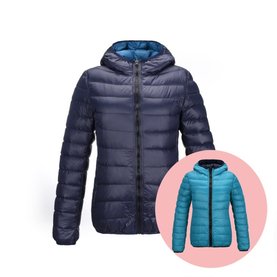 Stilzeits | Reversible Daunenjacke für Frauen