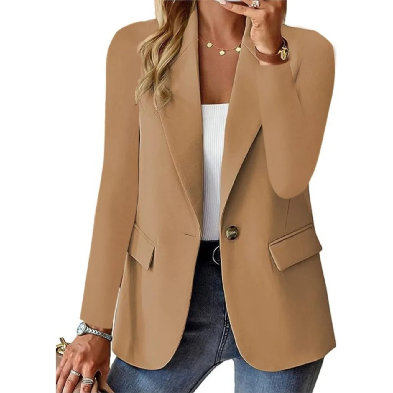 Stilzeits | Blazer Lange für Frauen Chic