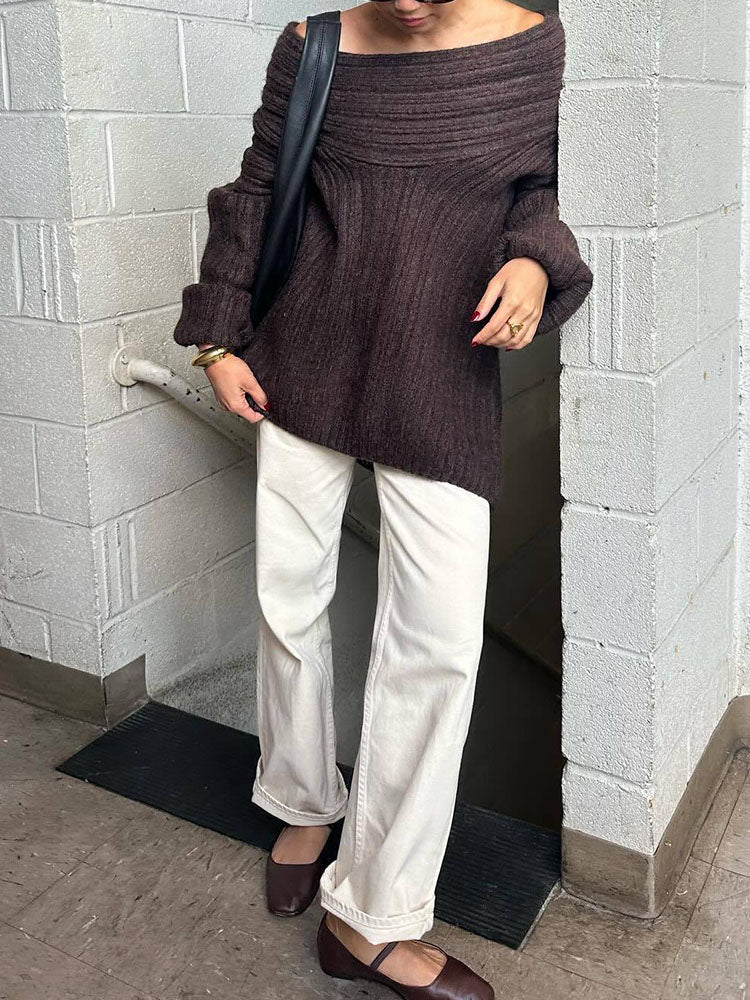 Stilzeits | Rippstrickpullover Weiche Wolle Elegant und Warm