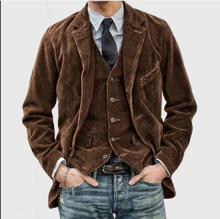 Herren Cordjacke im Casual-Stil von Rowan