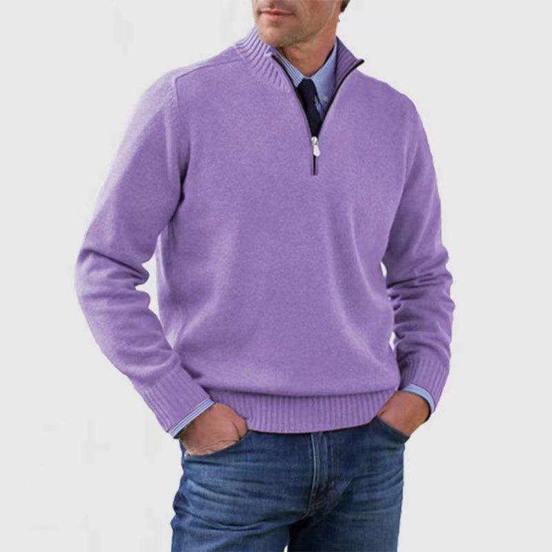 Ricky – Herren-Zipperjacke aus Strick