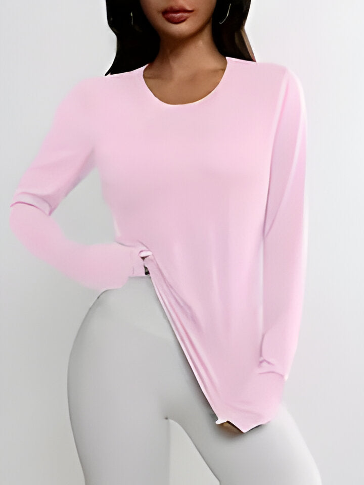 Sport-Top für Frauen von Fudus mit lässigem Rundhalsausschnitt