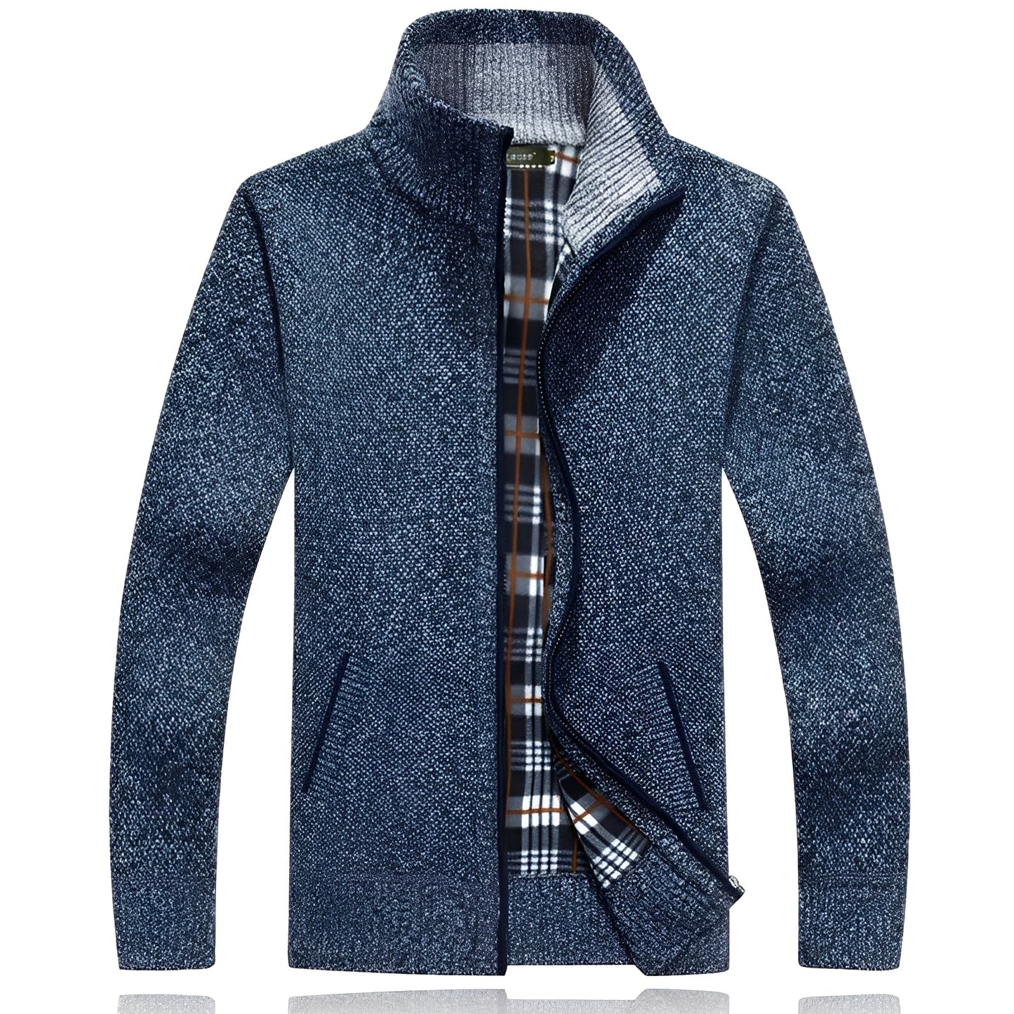 Stilzeits | Stylischer Cardigan mit weichem Fleece-Futter für Männer