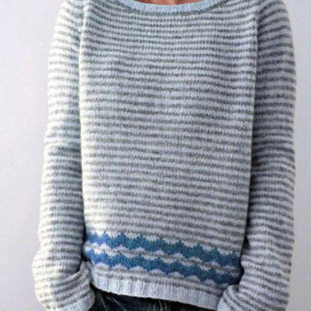 Damen Freizeit Langarm-Strickpullover | Gestrickt