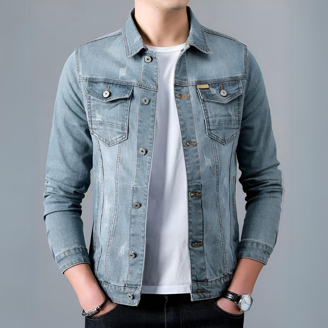 Stilzeits | Klassisch Herren Denim Jacke
